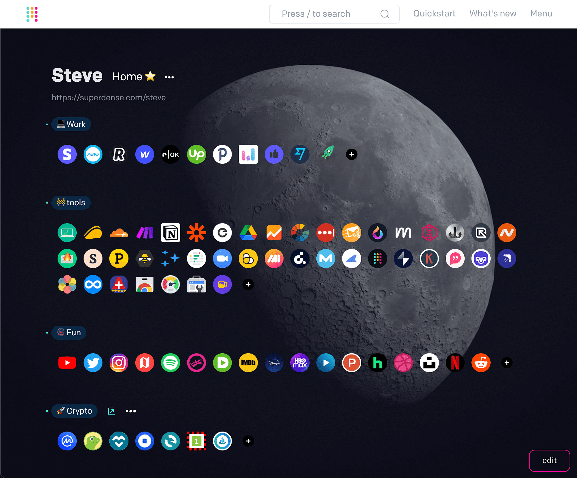 Steve's Superdense page
